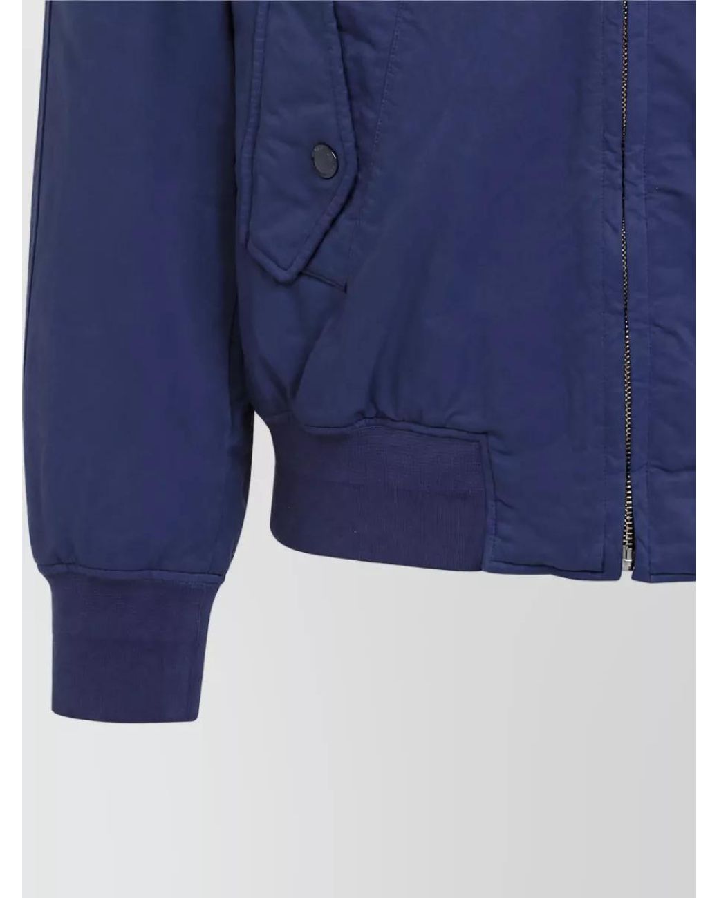 C P Company Blue Padded Bomber Jacket for men