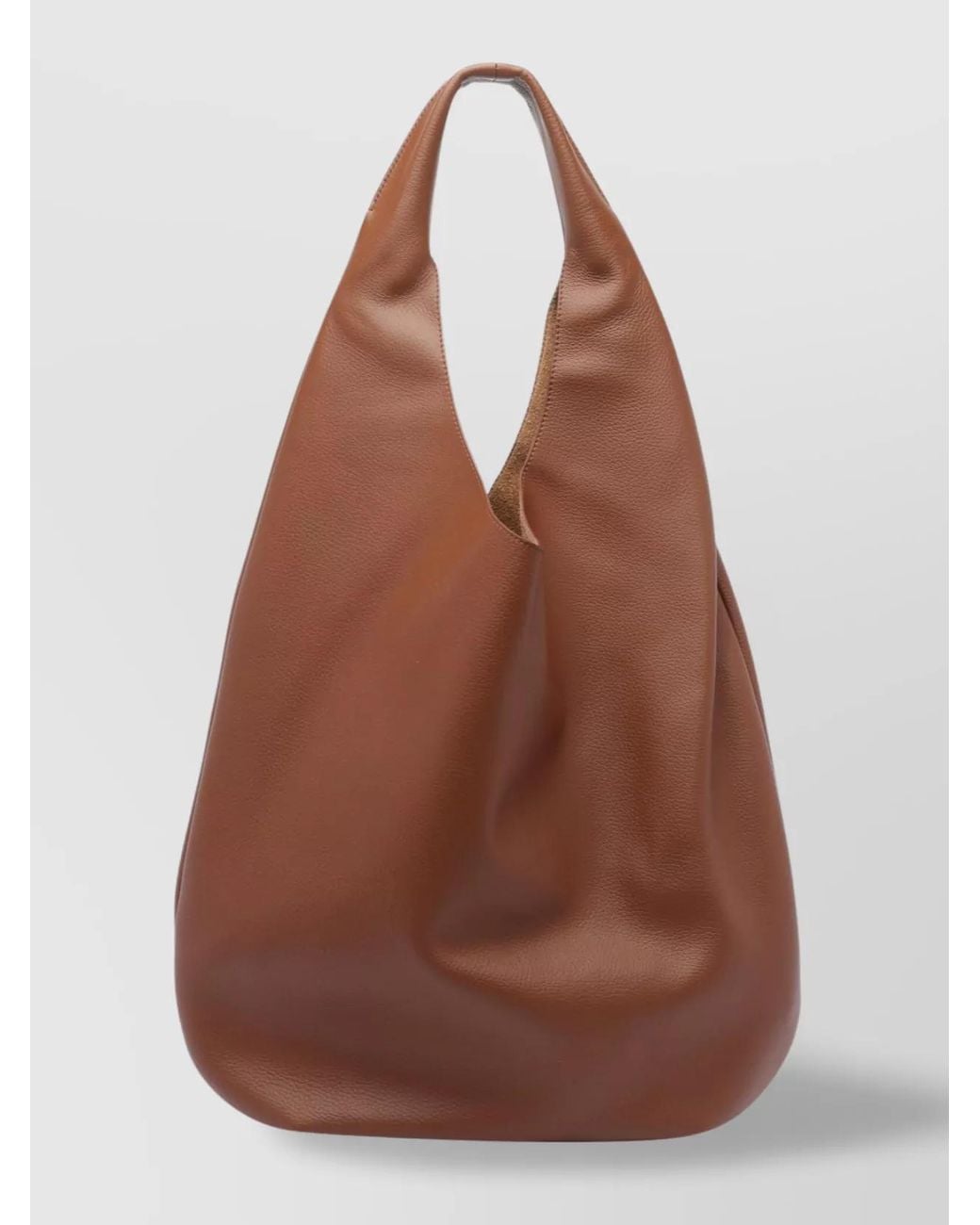 A.P.C. Brown Neige Leather Shoulder Bag