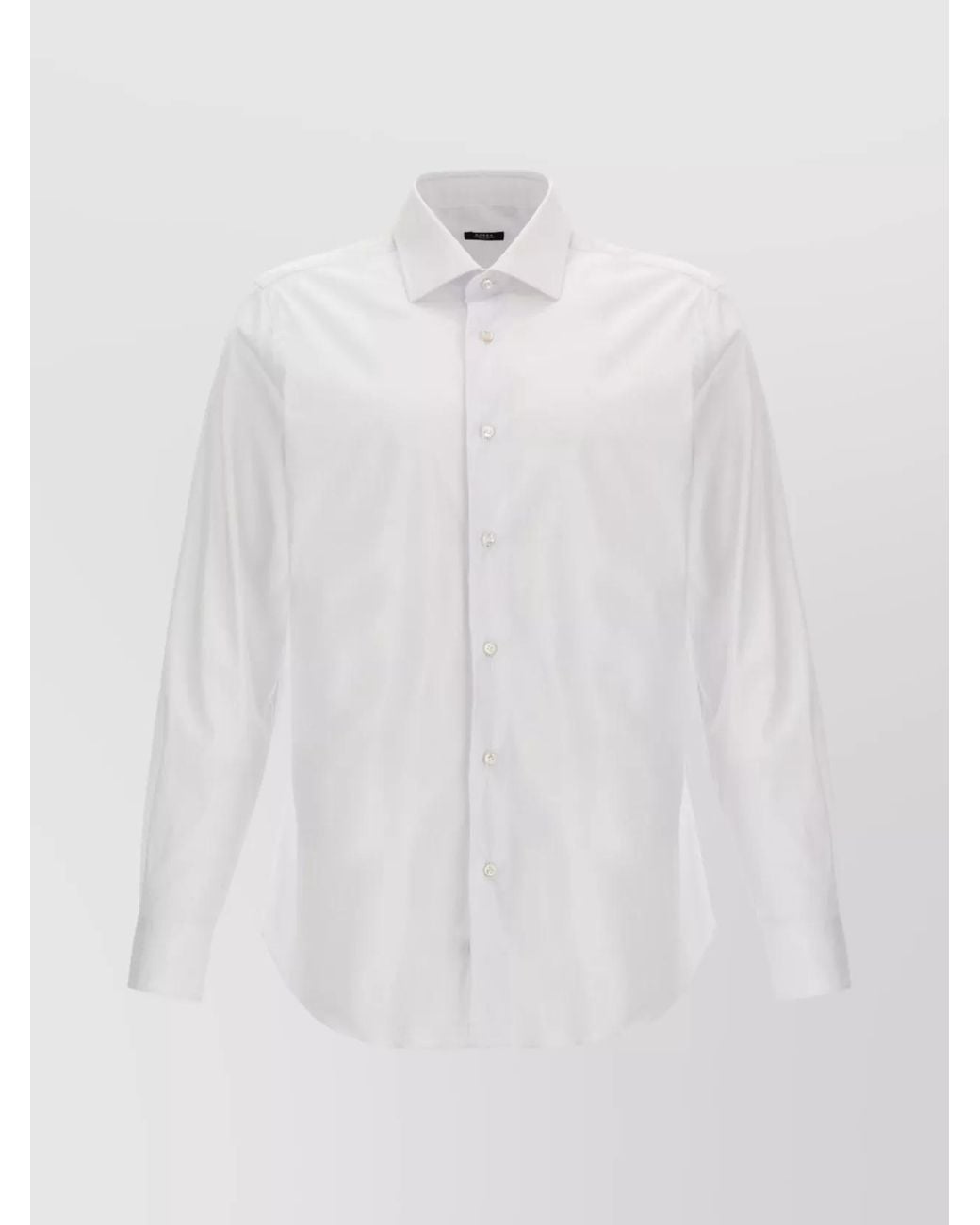 Barba Napoli White Poplin Shirt for men