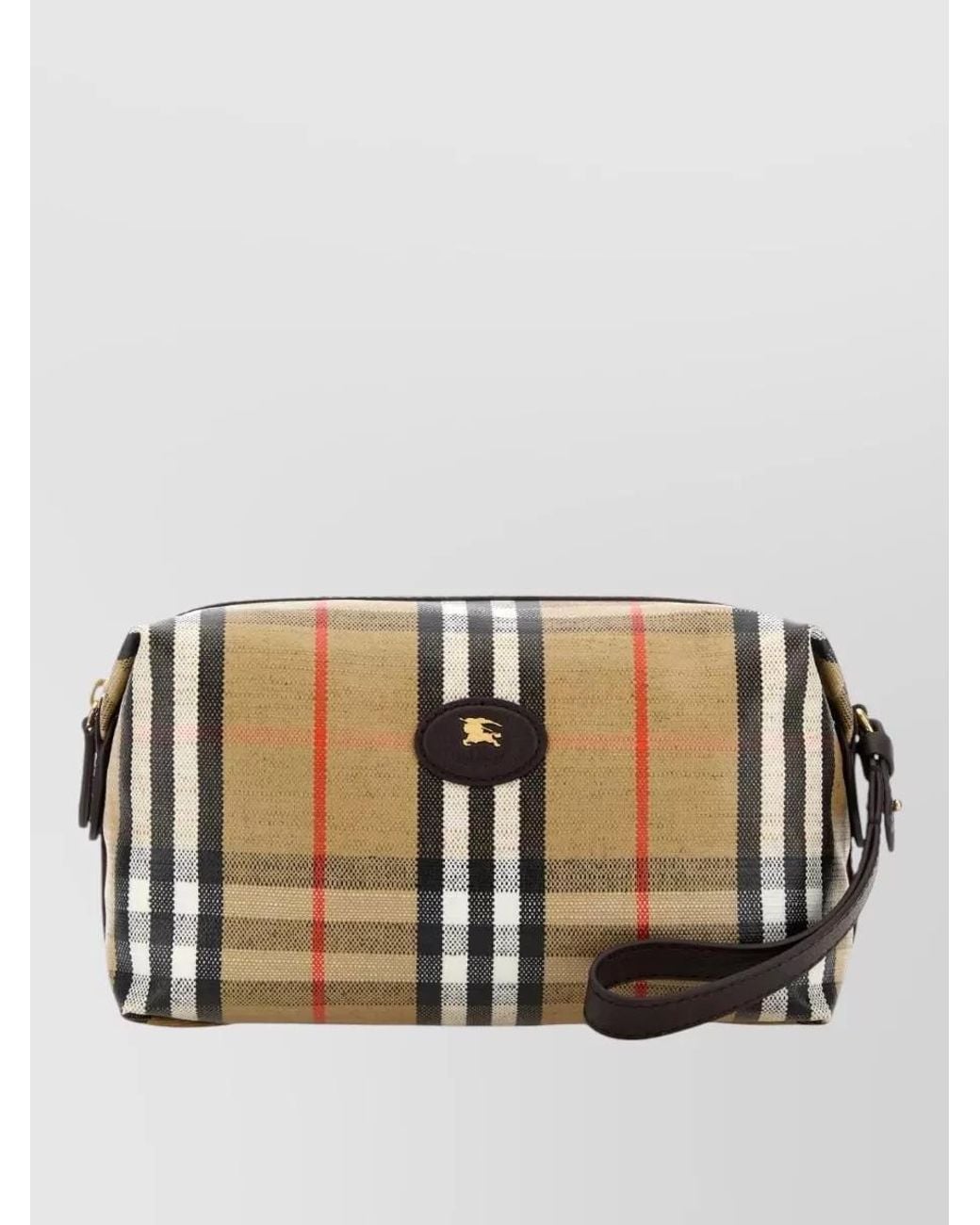 Burberry Multicolor Printed Fabric Beauty Case for men