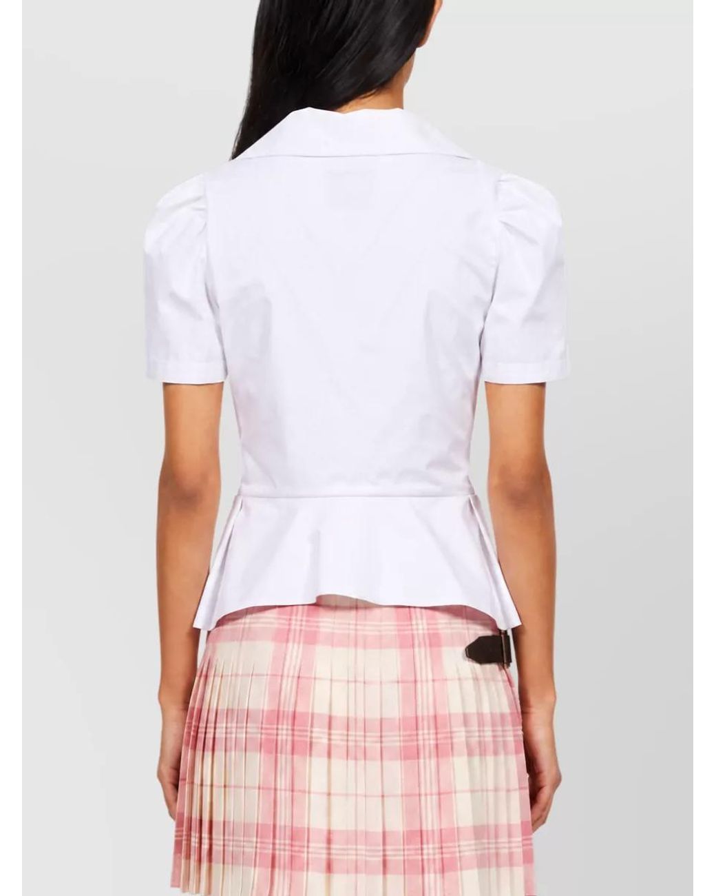 Vivienne Westwood White Long-Sleeve Blouse