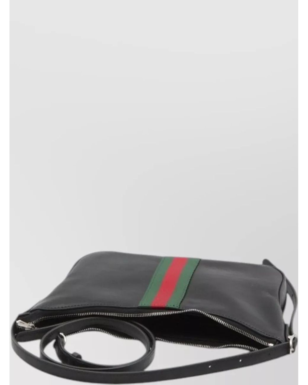Gucci Black Leather Crossbody Bag for men
