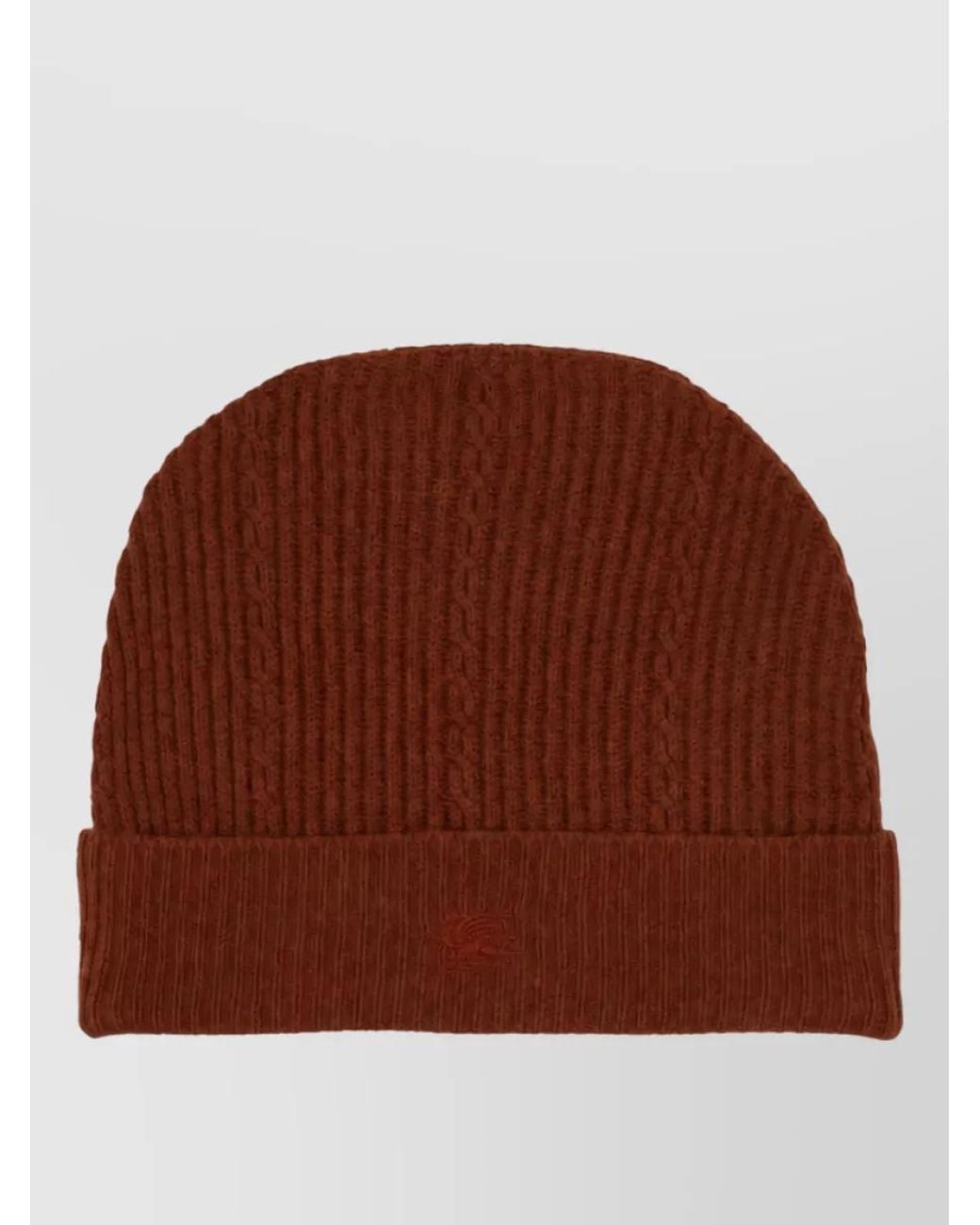 Etro Brown Cashmere Beanie