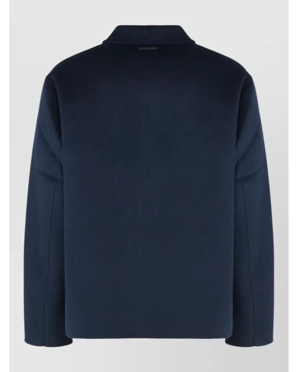 Calvin Klein Blue Single Breasted Coat for men