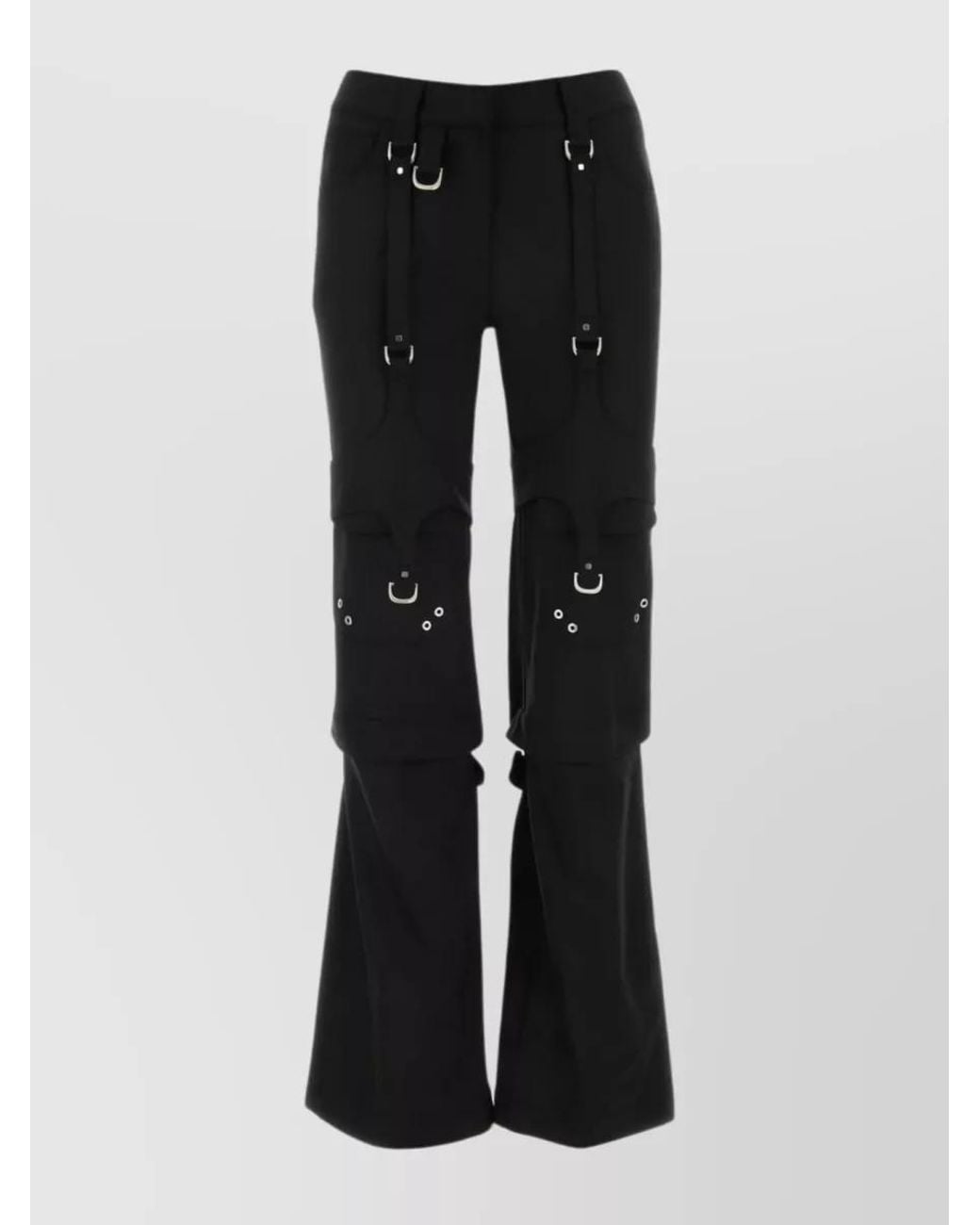 Off-White c/o Virgil Abloh Black Flared Cargo Trousers