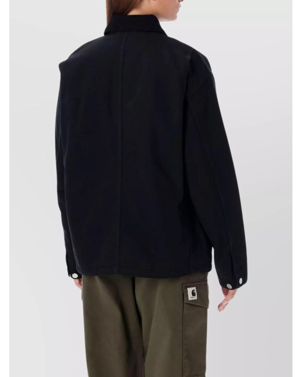 Carhartt Blue Organic Cotton Boxy Fitted Jacket