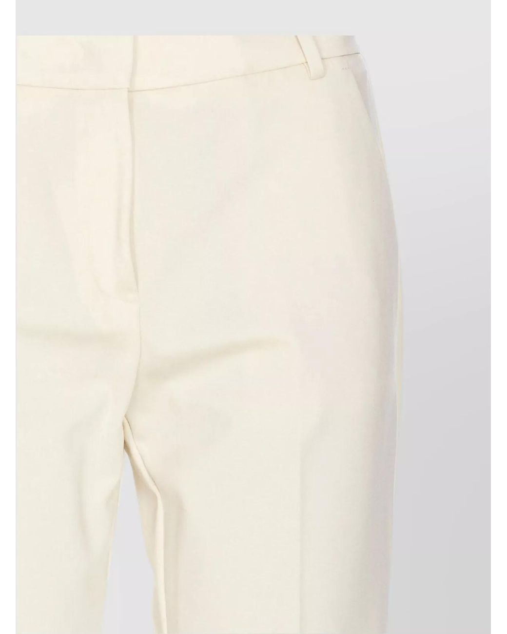 Pinko White Tailored Trousers