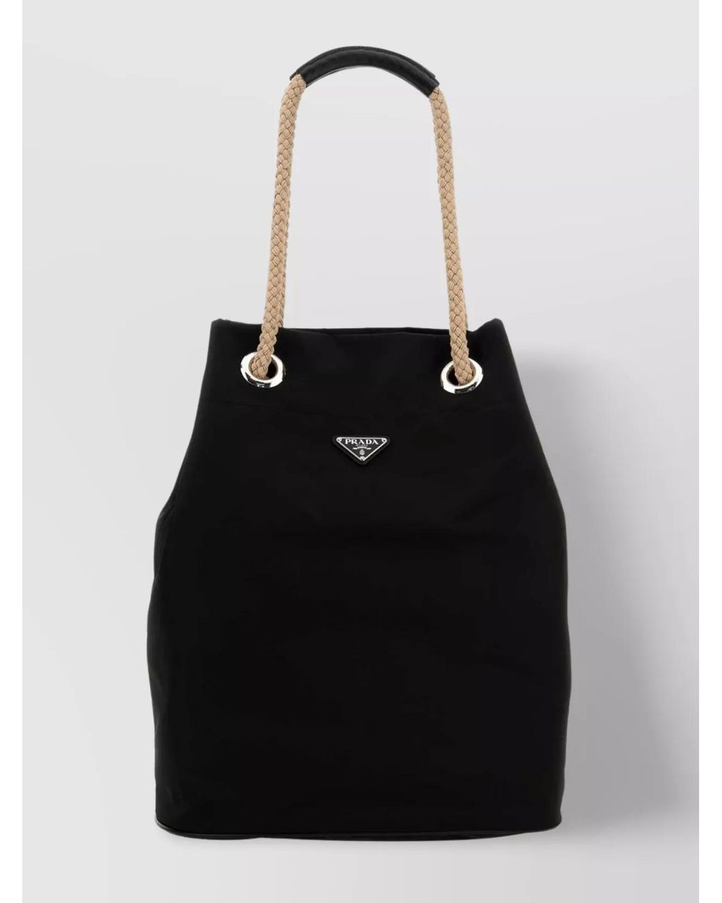 Prada Black Recycled Polyamide Shoulder Bag for men
