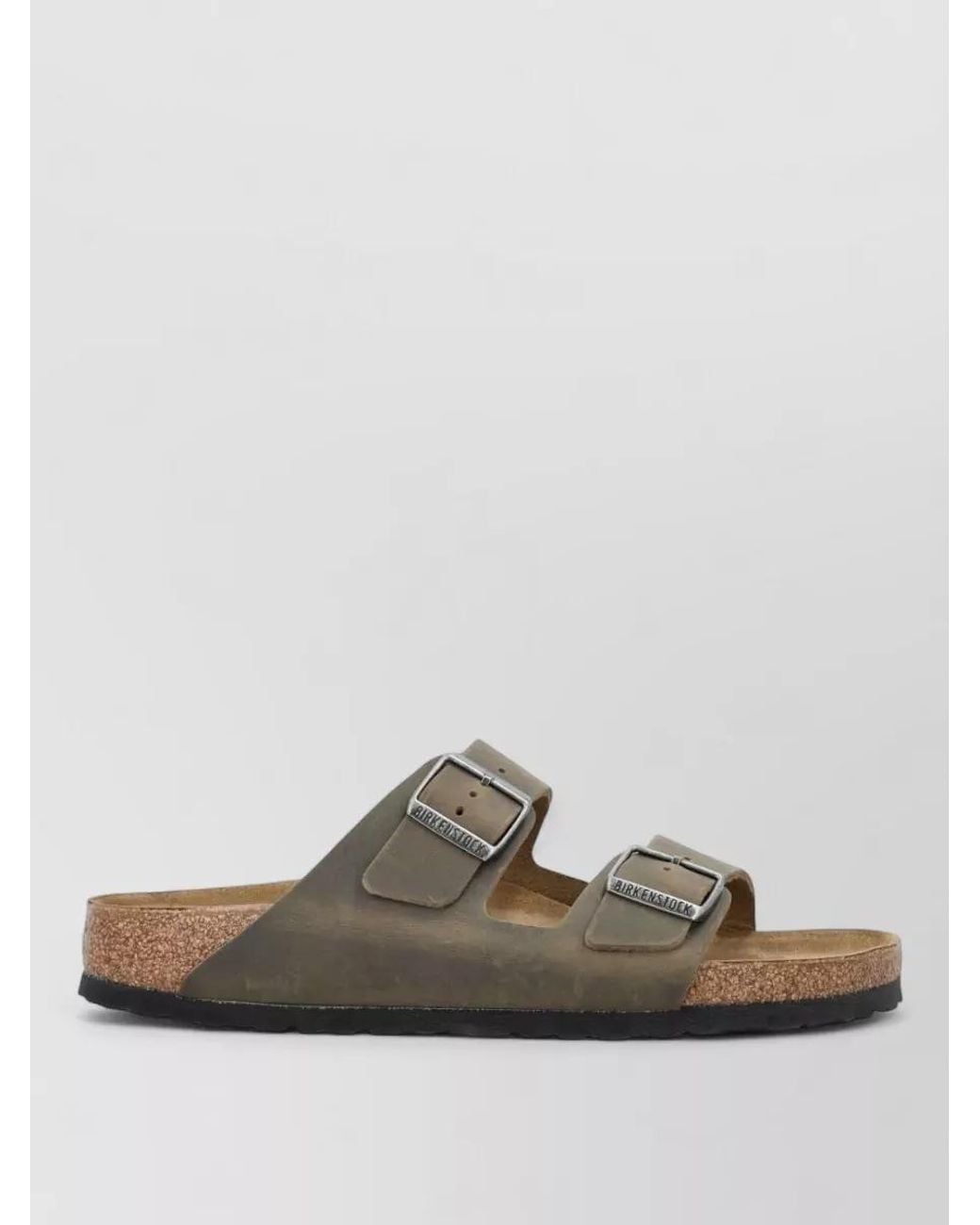 Birkenstock Brown Leather Double-Strap Sandals