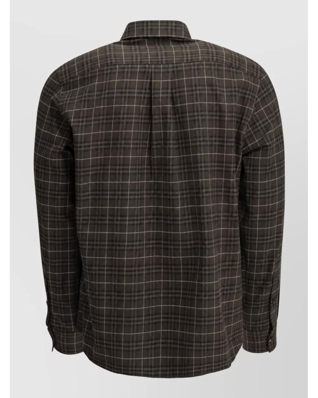 Burberry Black Cotton Casual Shirt for men