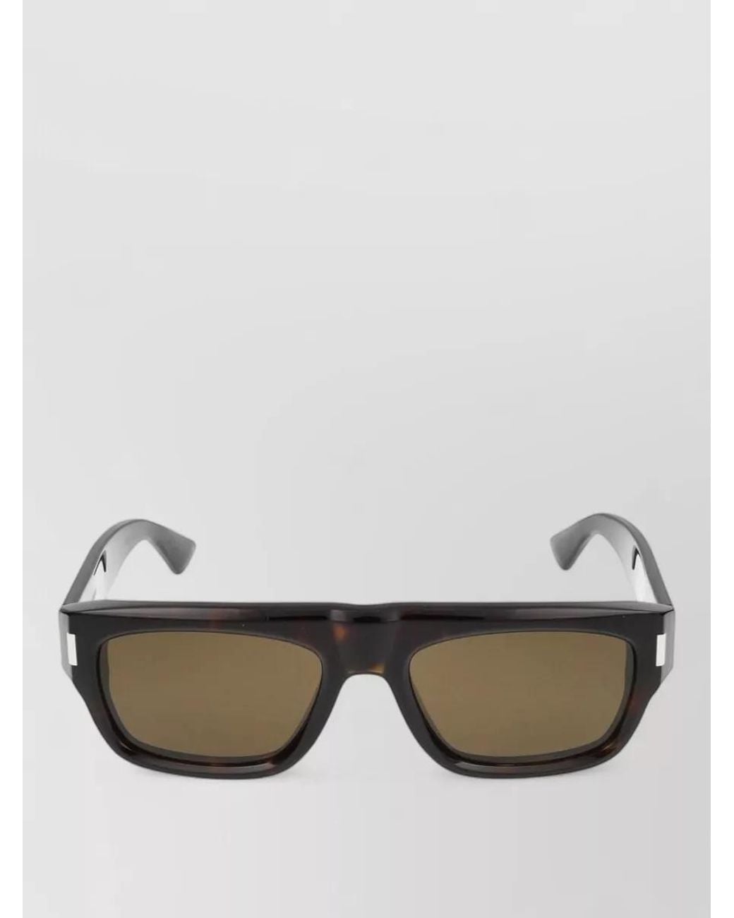 Saint Laurent Gray Square-Frame Sunglasses for men