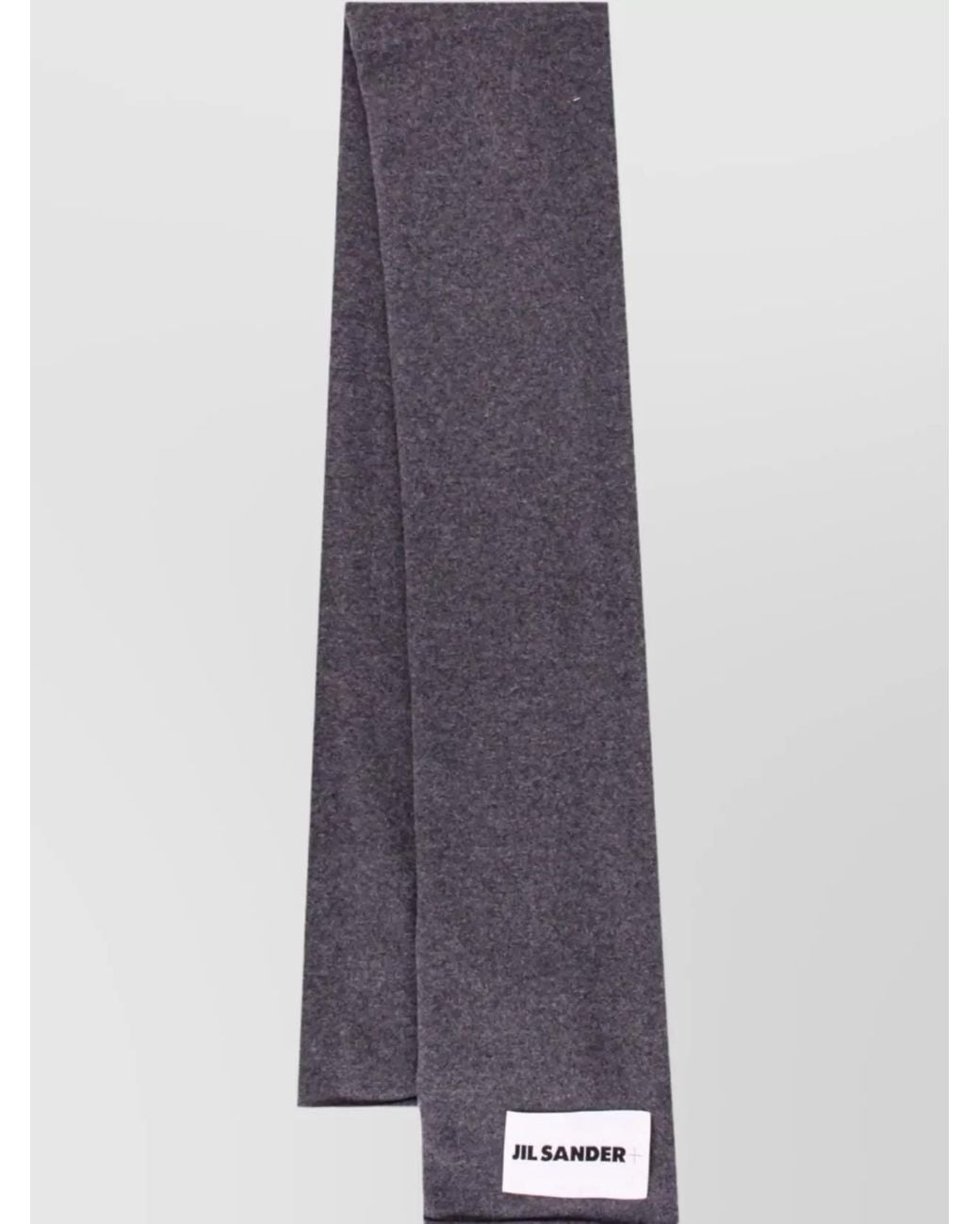 Jil Sander Purple Soft Cashmere Scarf For Winter for men