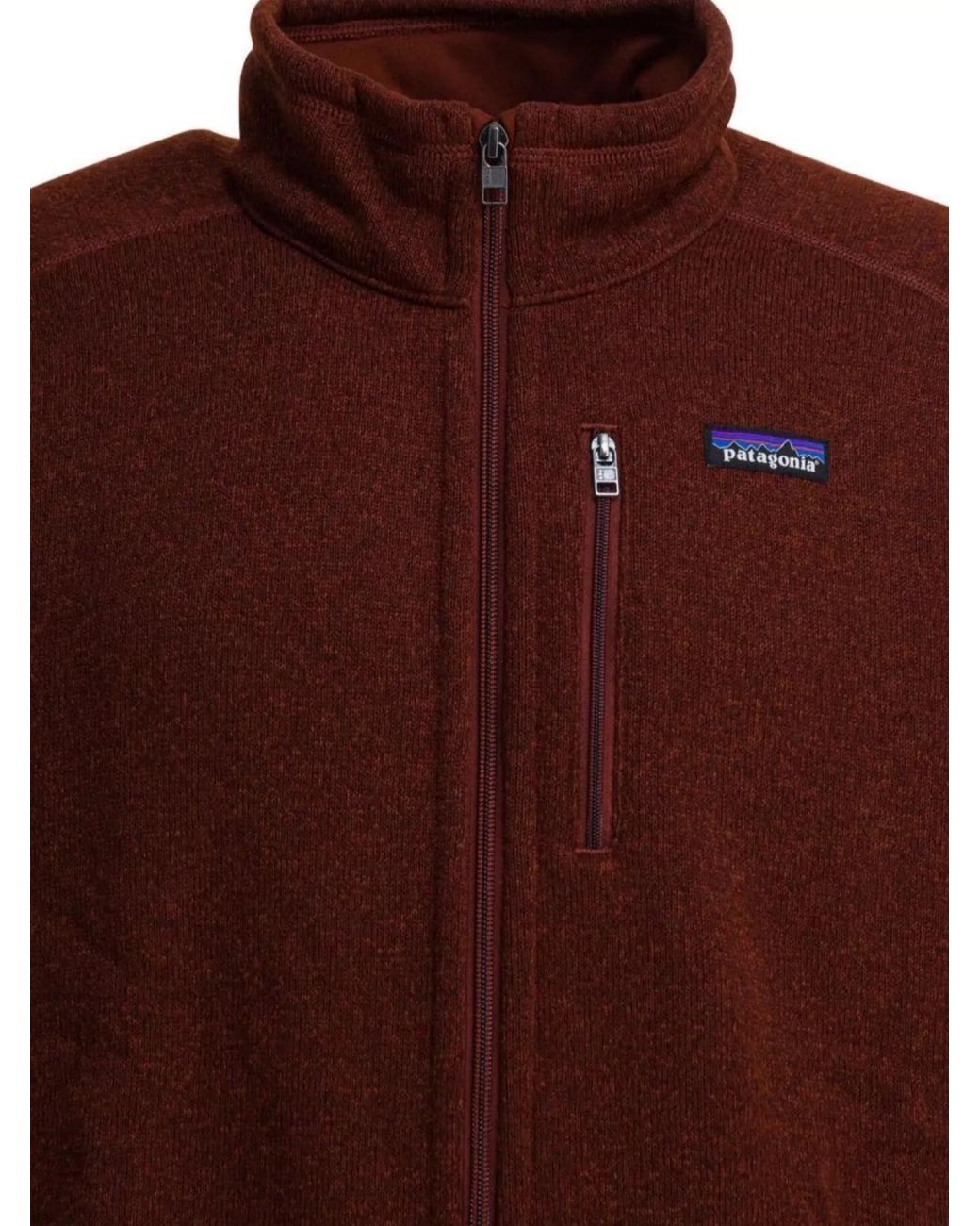 Patagonia Brown Fleece Zip Jacket for men