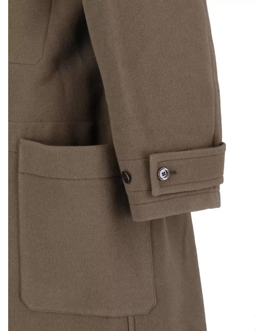 Lemaire Multicolor Oversized Wool Coat