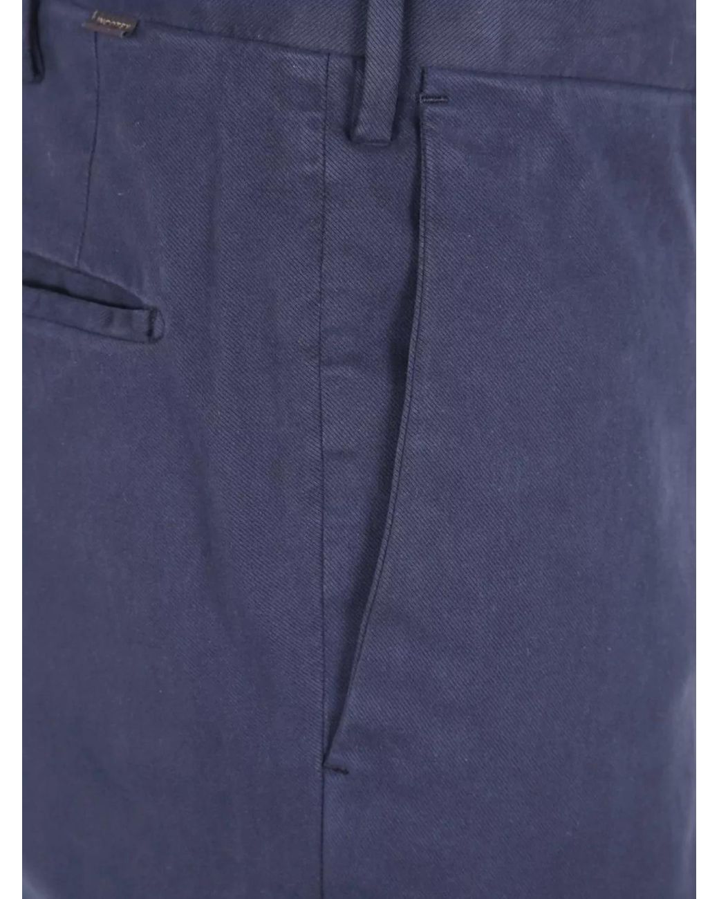 Incotex Blue Regular Trousers for men