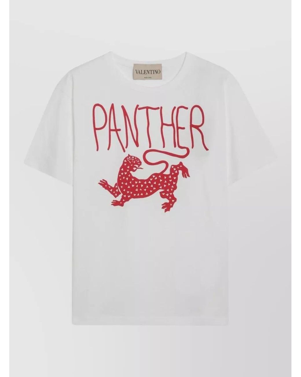 Valentino White Printed Cotton T-Shirt