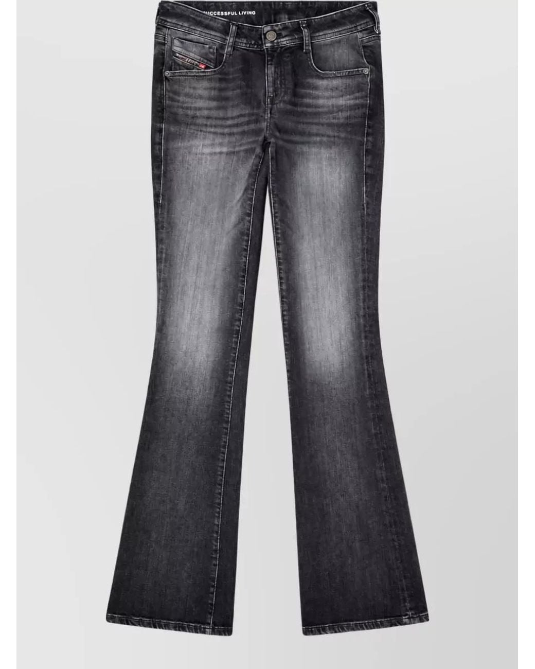 DIESEL Gray Flared Jeans