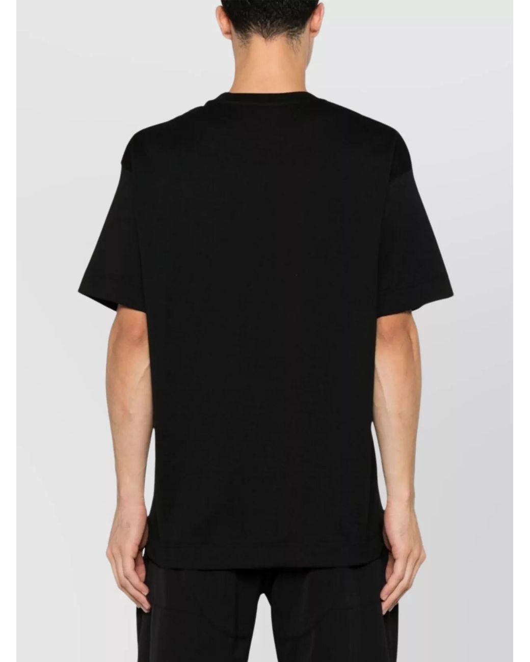 Givenchy Black Cotton Short-Sleeve Crew-Neck T-Shirt for men