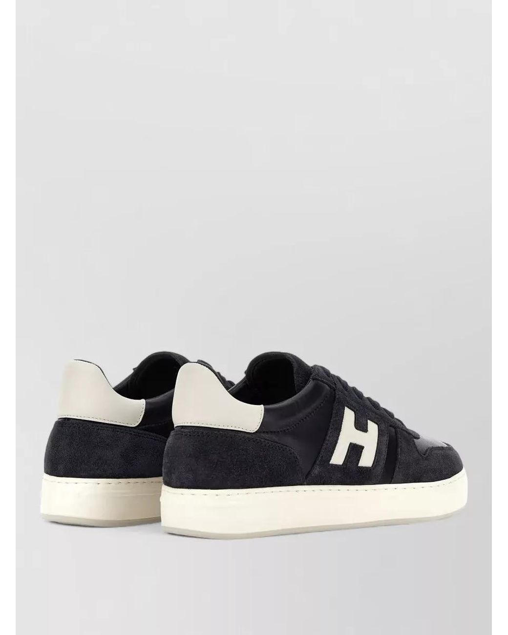 Hogan Blue Leather Low-Top Sneakers for men