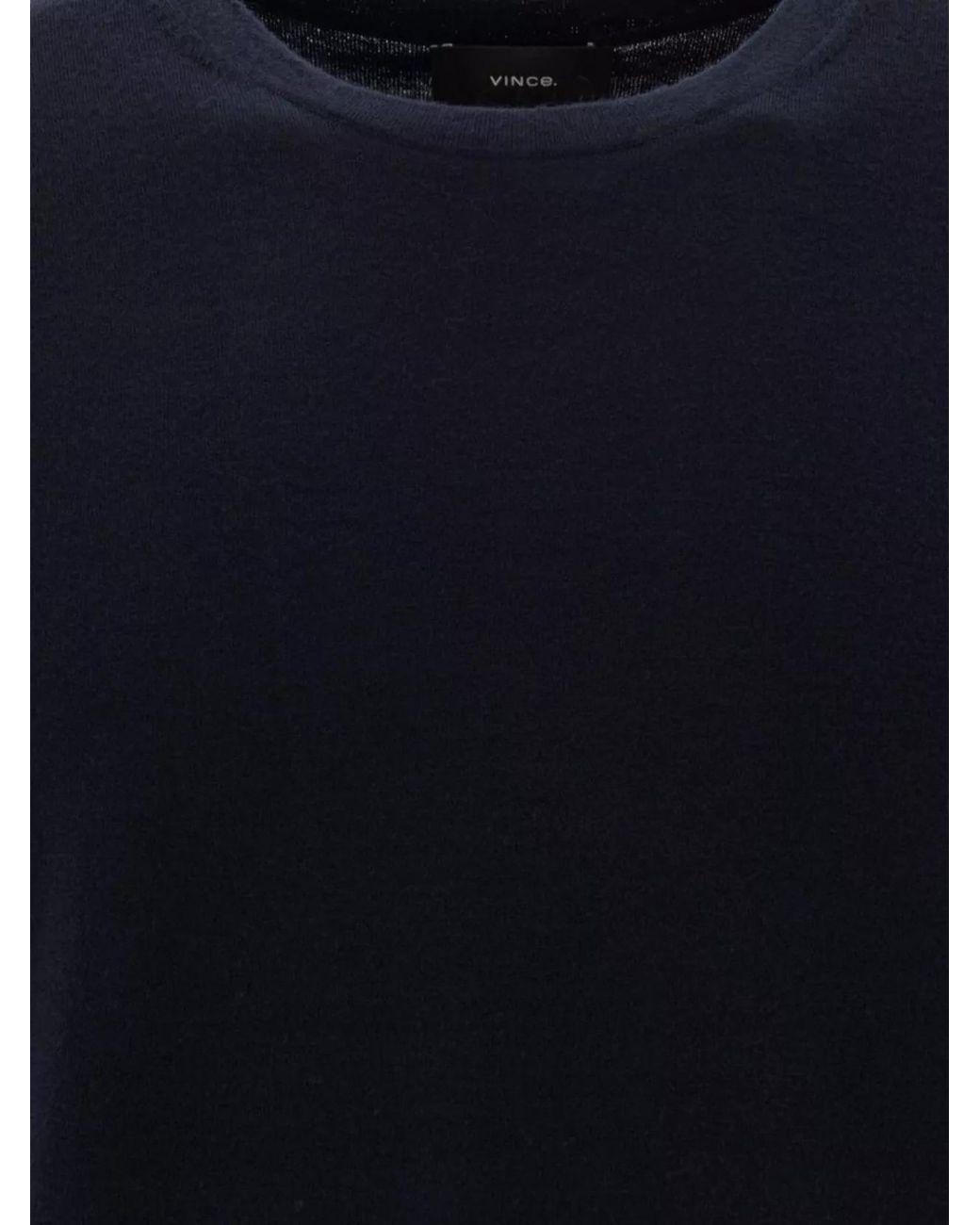 Vince Blue Cashmere Wool Short-Sleeve Sweater for men