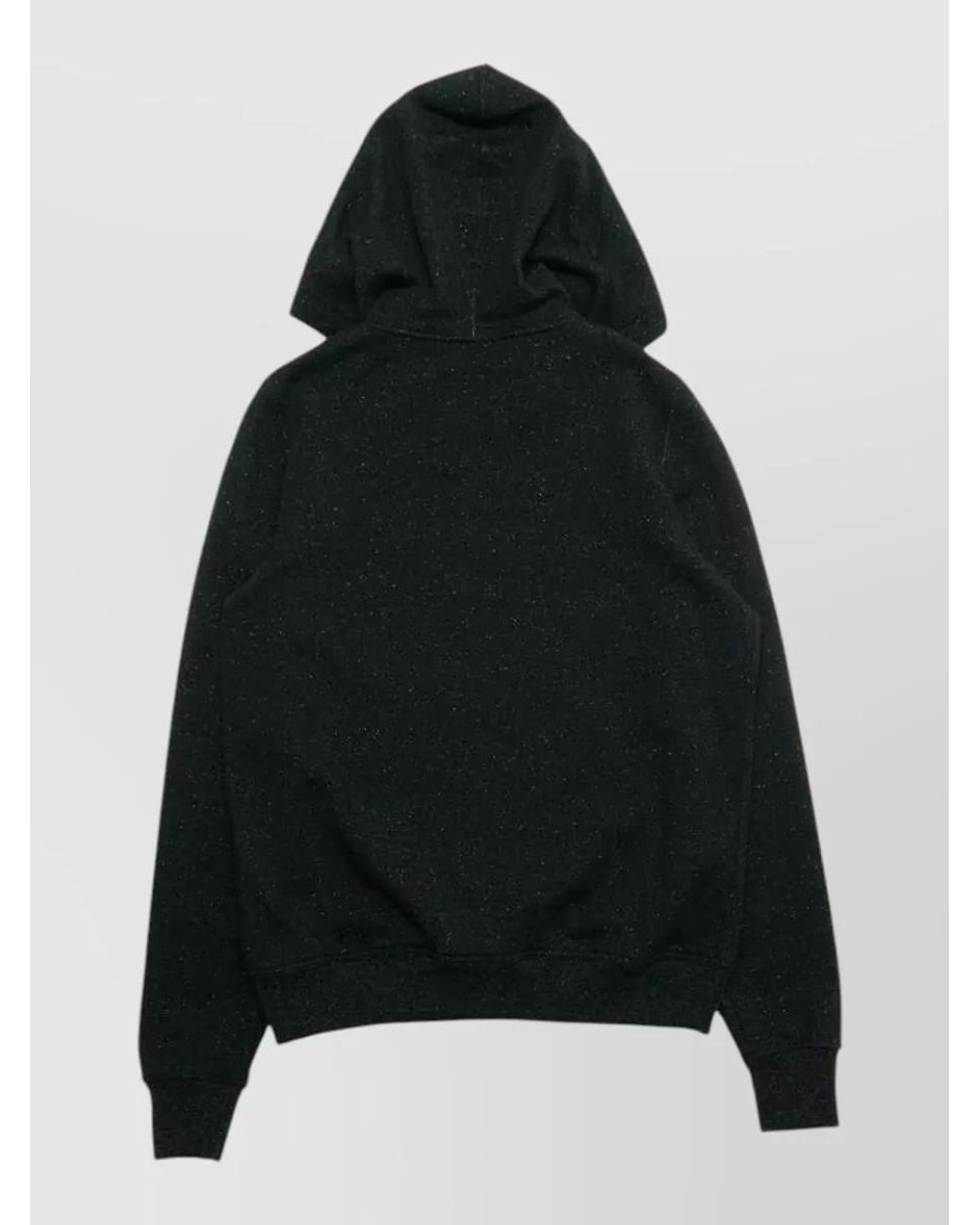 Rick Owens Blue Wool Hooded Zip Sweatshirt for men