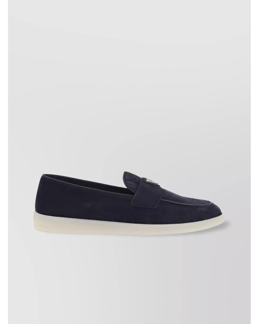 Prada Blue Suede Loafers for men