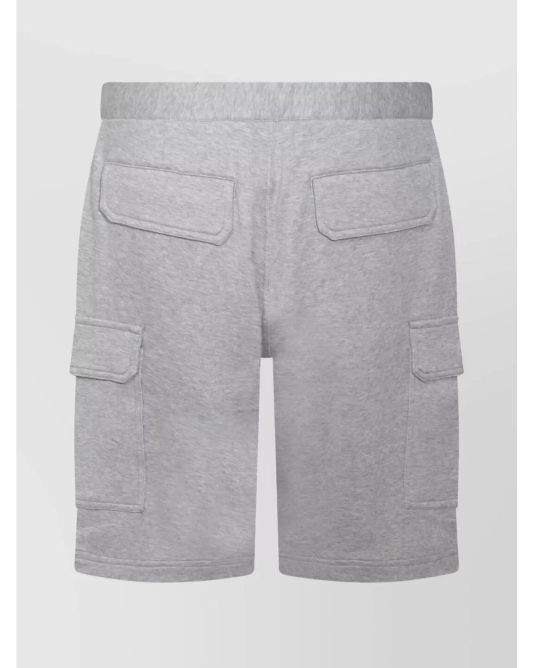 Brunello Cucinelli Gray Cashmere Cargo Shorts for men