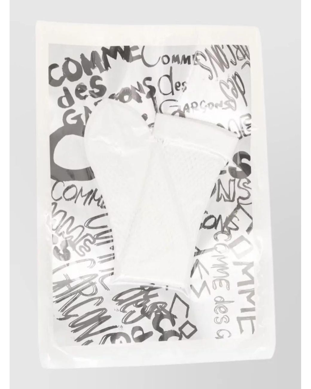 Comme des Garçons Gray Textured Ankle Socks