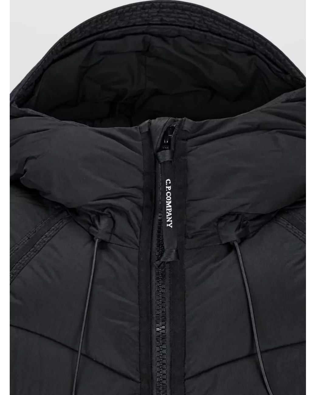C P Company Black Down Puffer Jacket for men