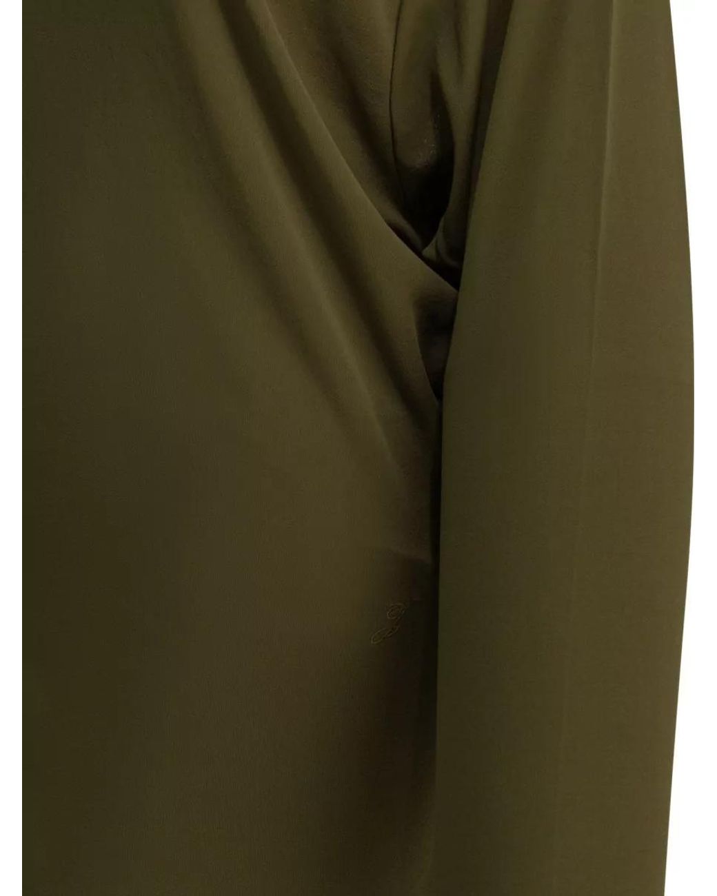 Jacquemus Green Draped V-Neck Strappy Mini Dress