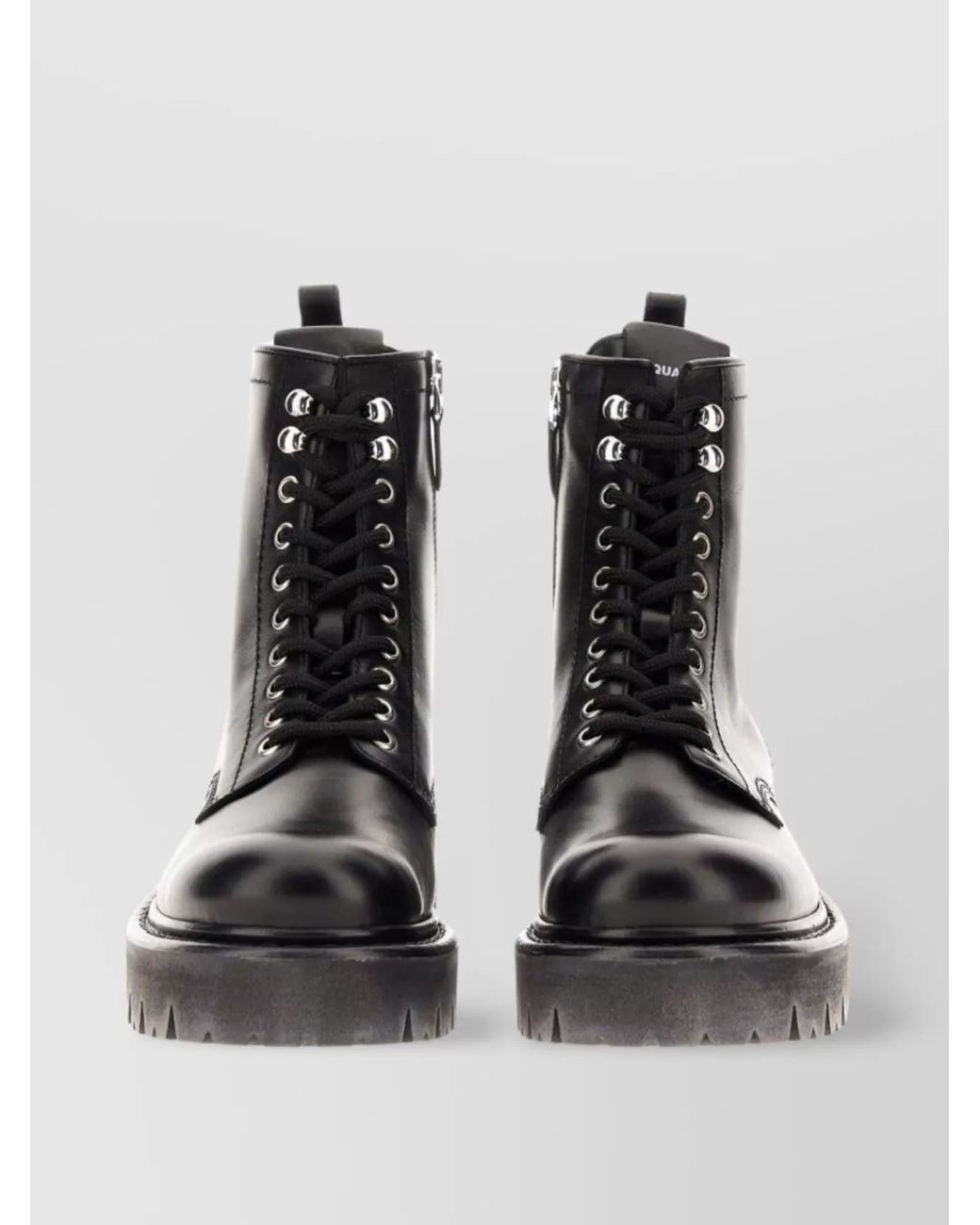 DSquared² Black Leather Ankle Boots
