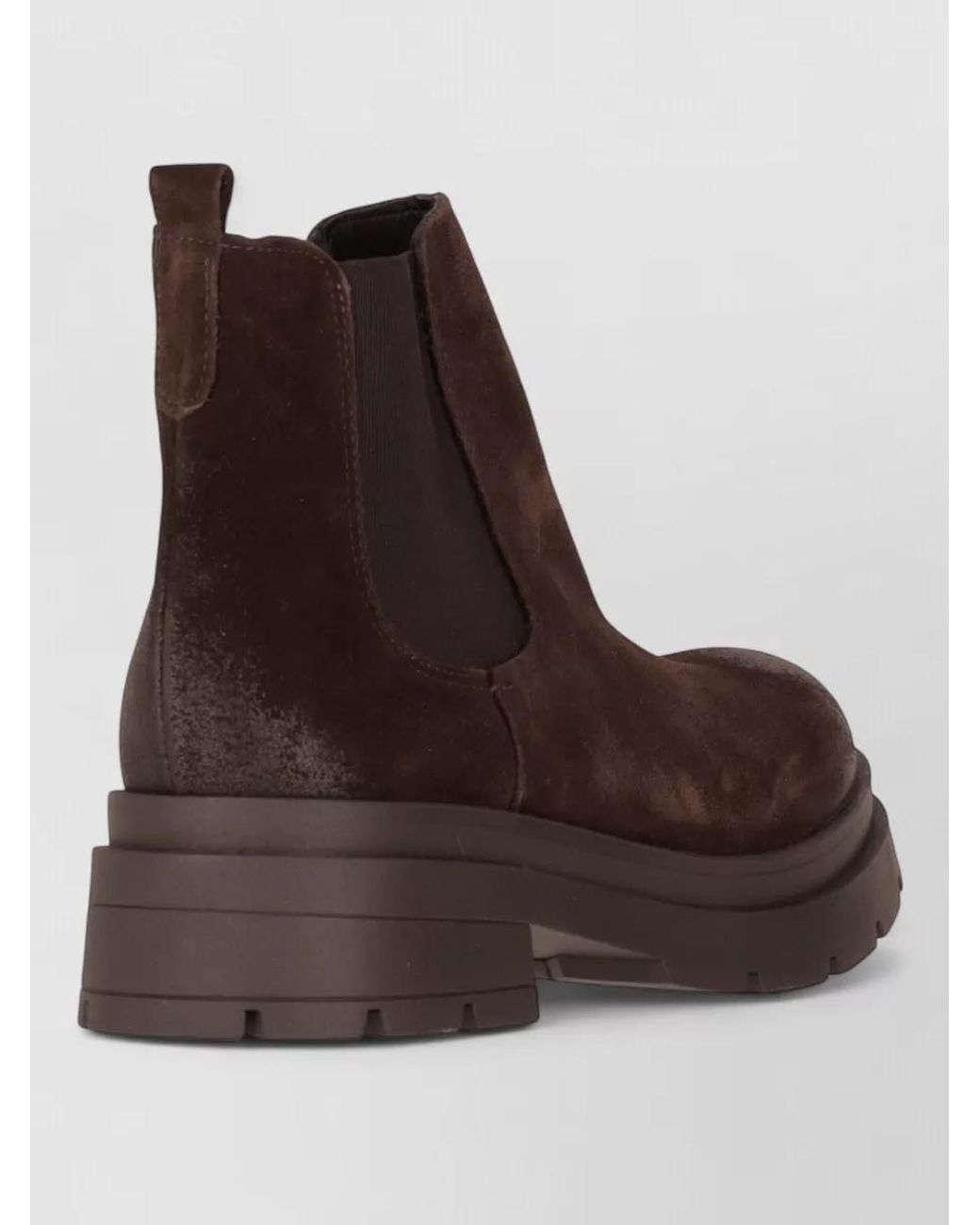 P.A.R.O.S.H. Brown Calf Leather Chelsea Boots