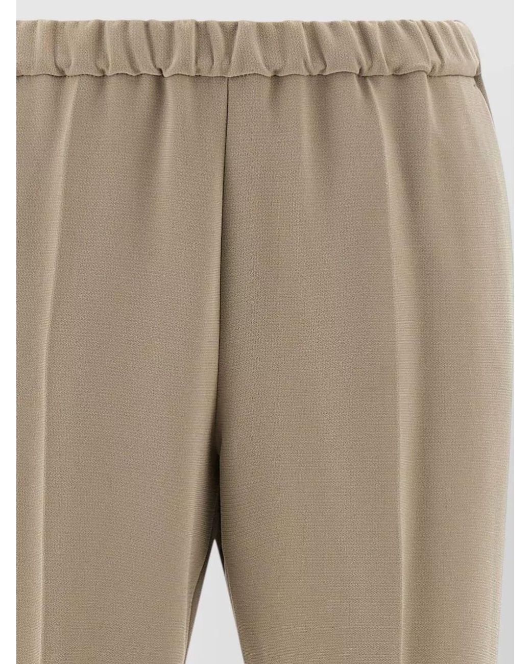 Alberto Biani Natural Tapered Trousers