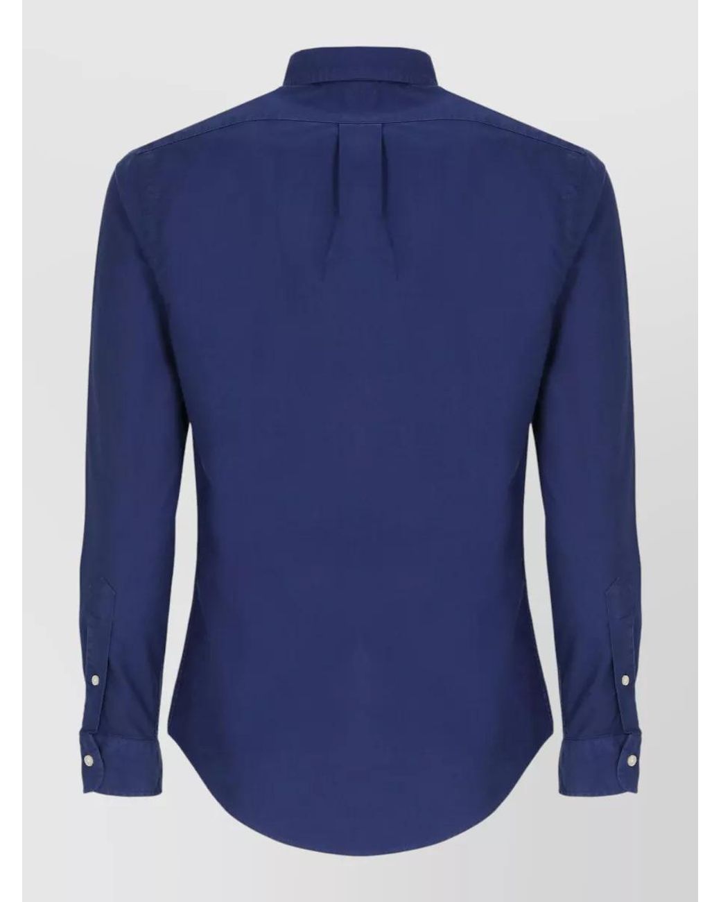 Ralph Lauren Blue Cotton Long-Sleeve Polo Shirt for men