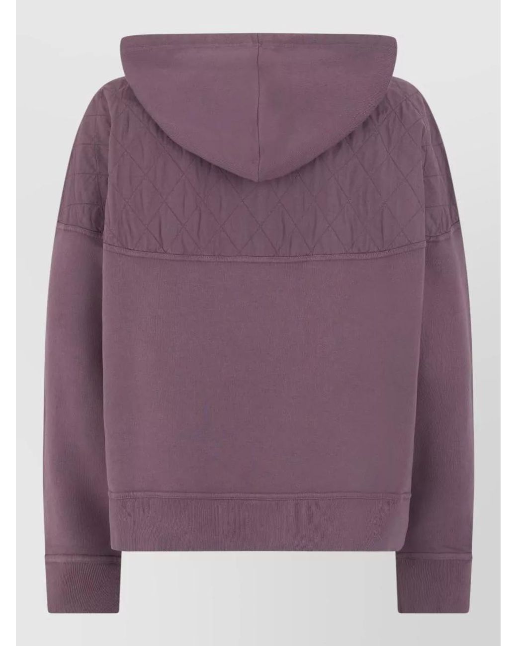 Golden Goose Deluxe Brand Purple Quilted Cotton Hoodie for men