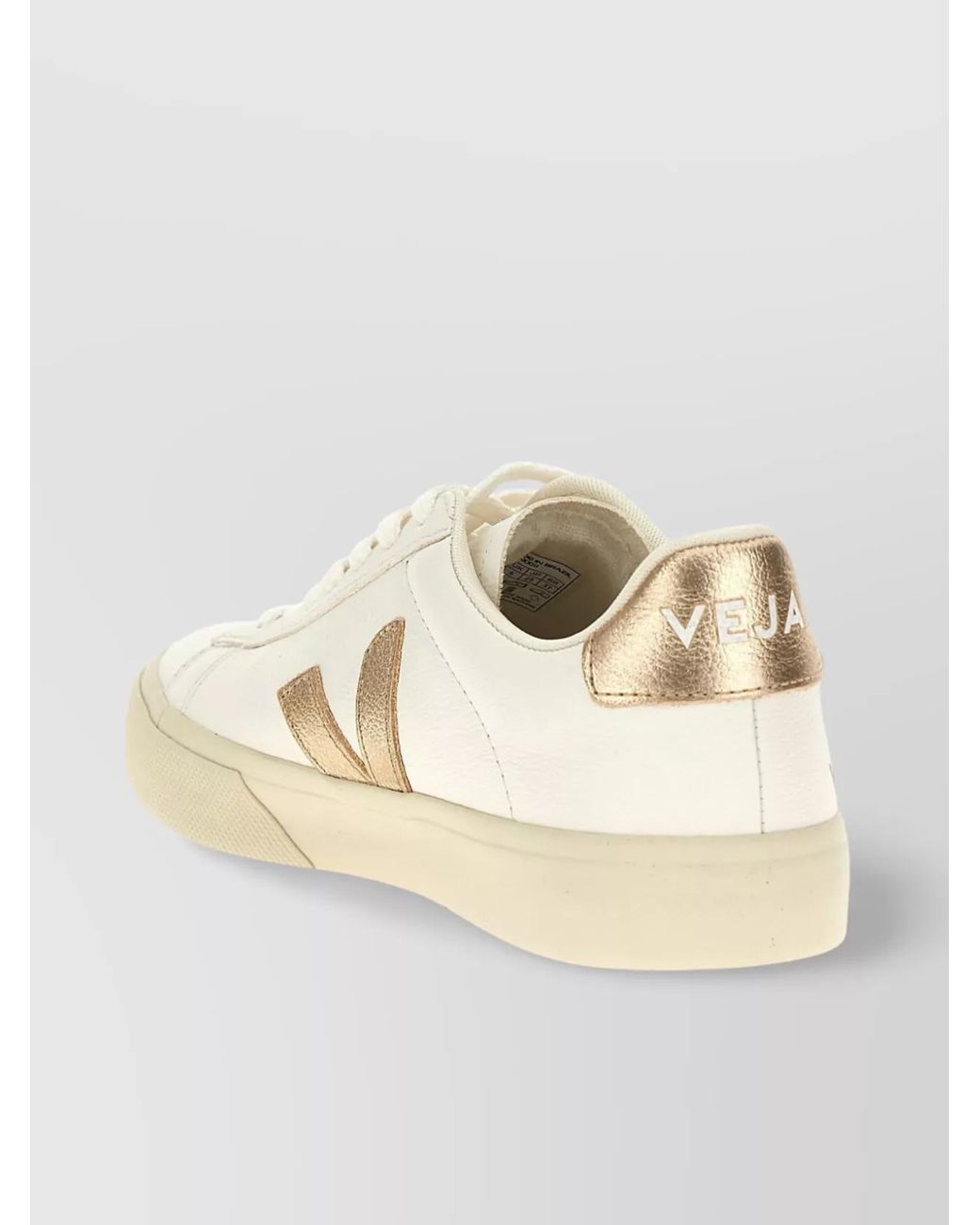 Veja Natural Leather Low-Top Sneakers