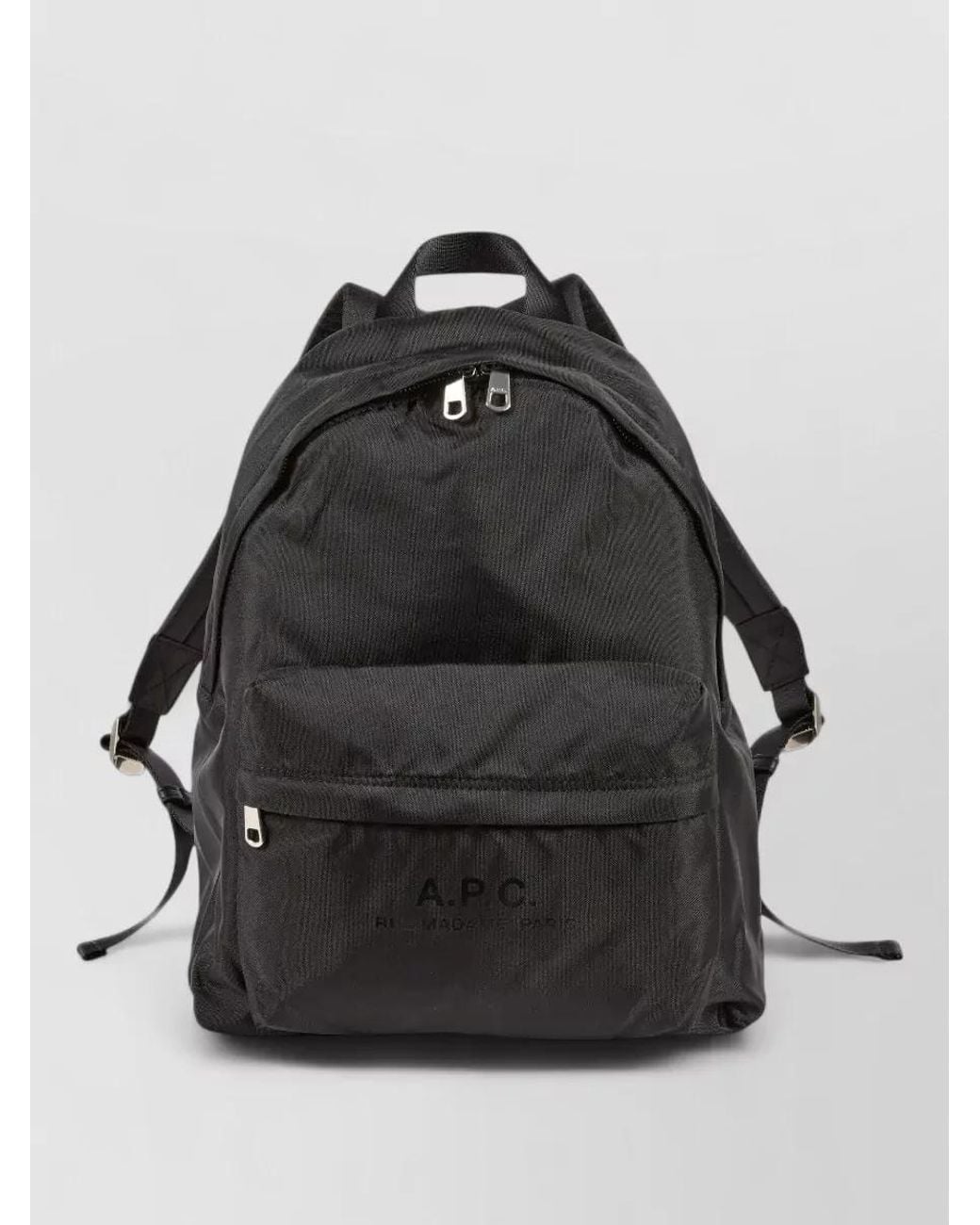 A.P.C. Black Sac Small Nylon Backpack