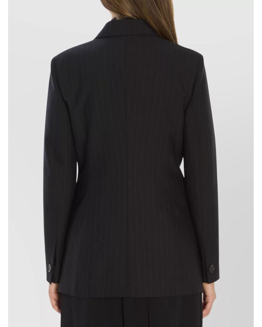 Gucci Black Double-Breasted Wool Jacket