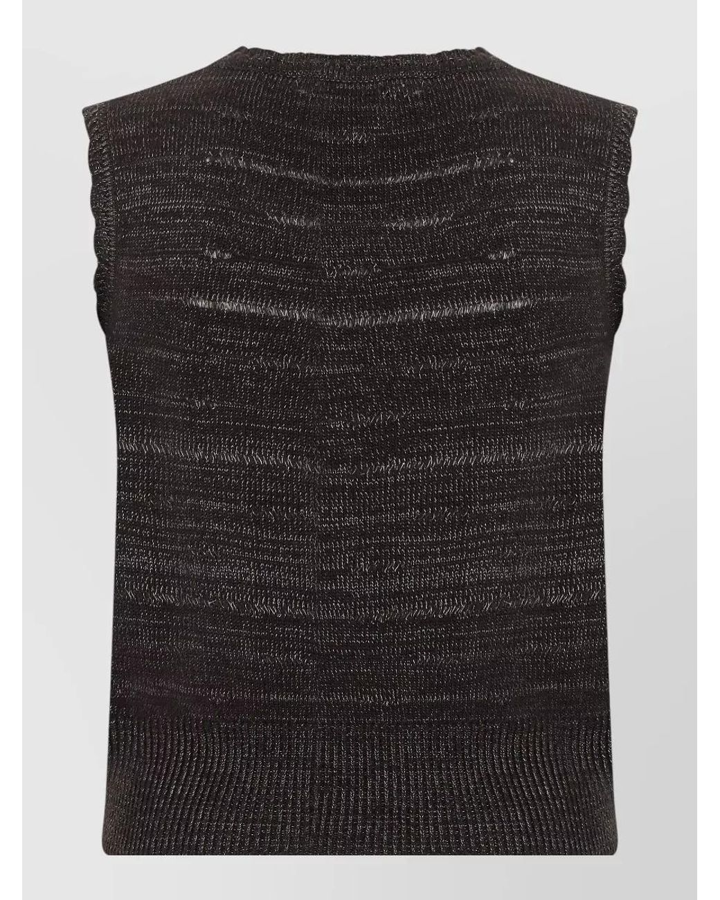 Vivienne Westwood Black Sleeveless Knit Tank Top