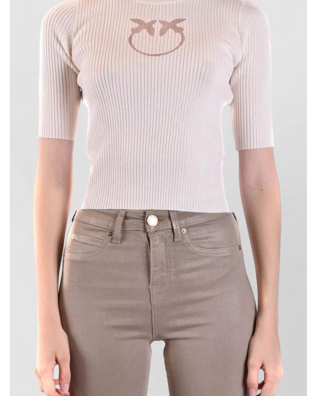 Pinko Natural Wool Sweater