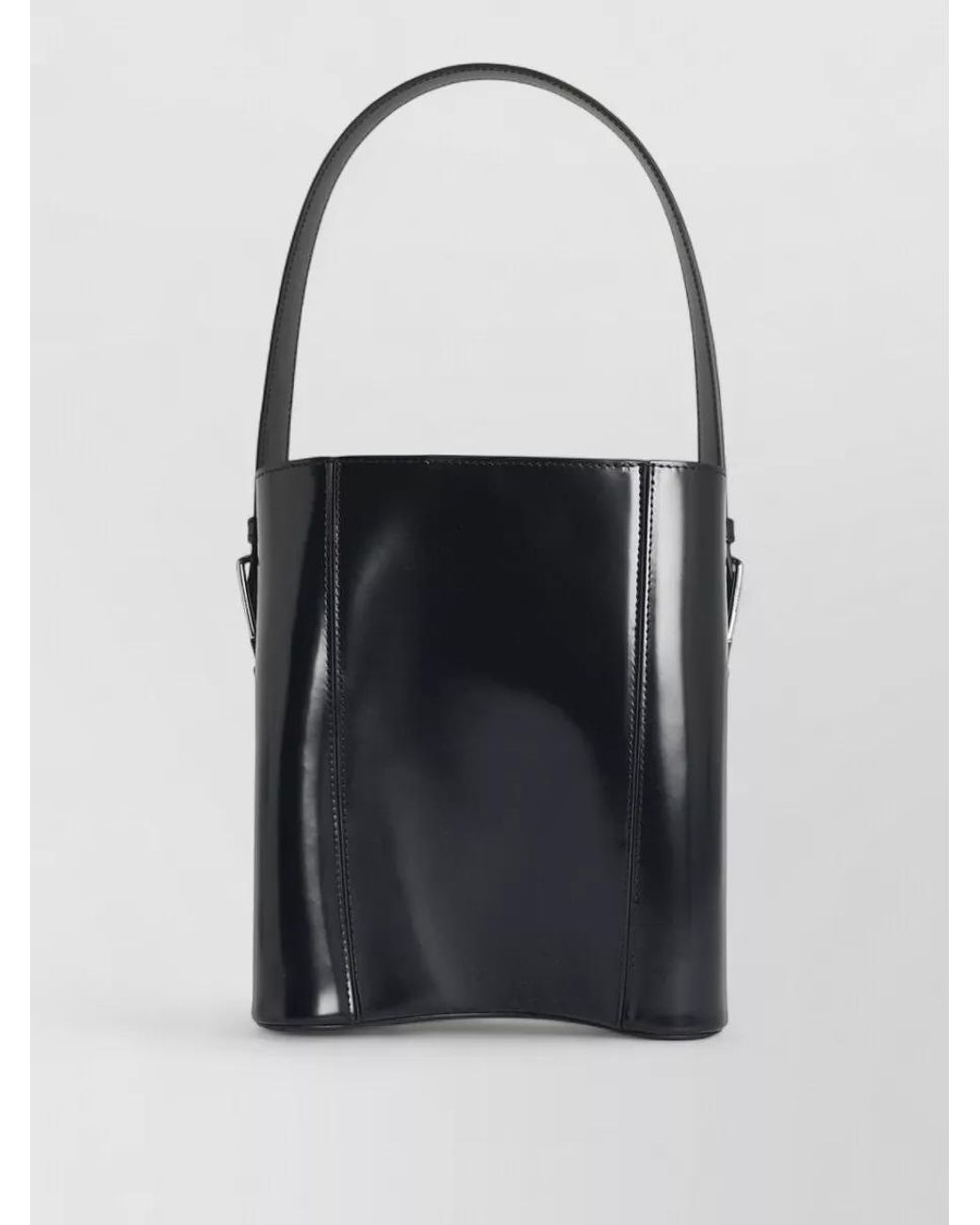 Coperni Black Leather Bucket Bag