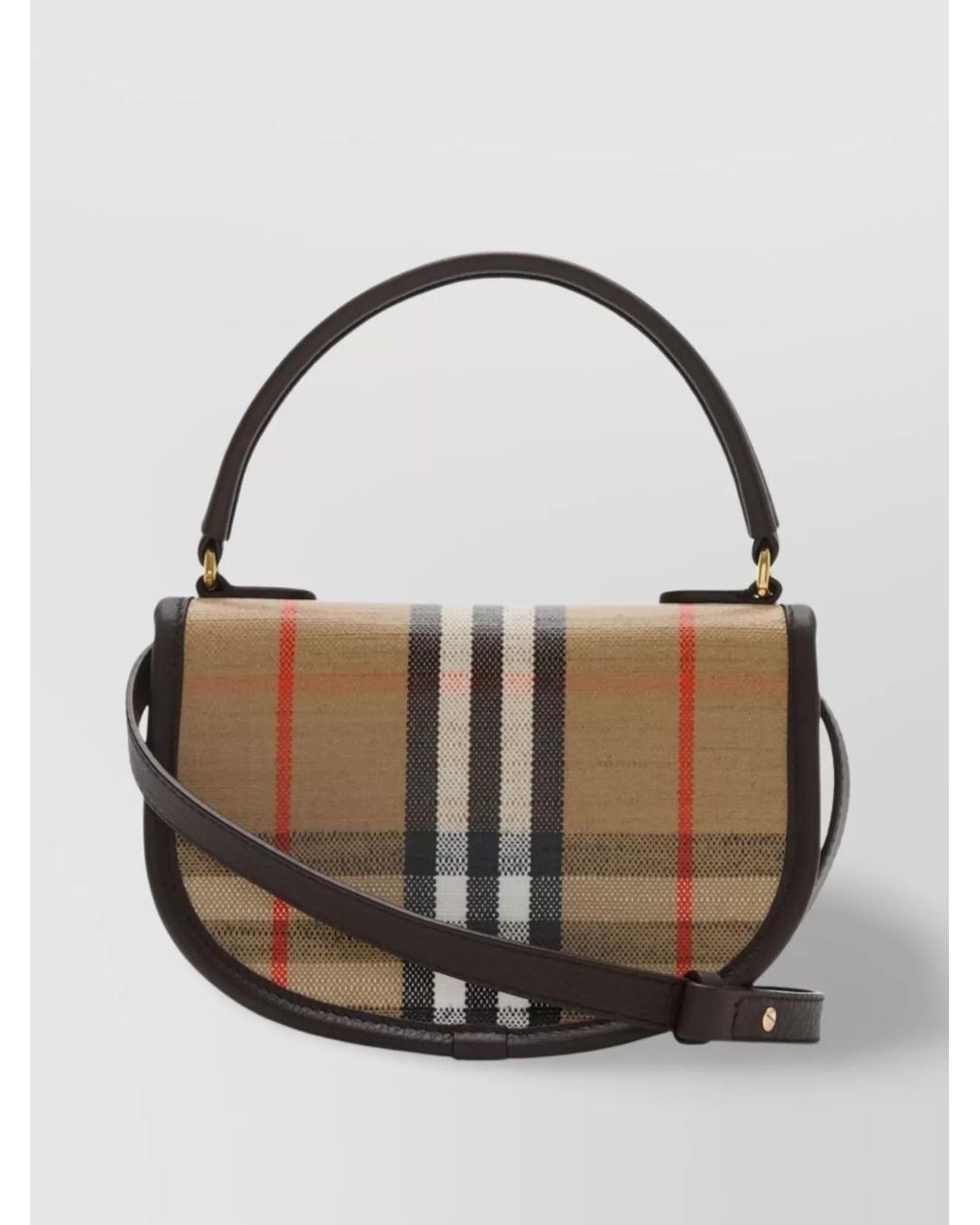 Burberry Multicolor Highlands Mini Canvas Shoulder Bag