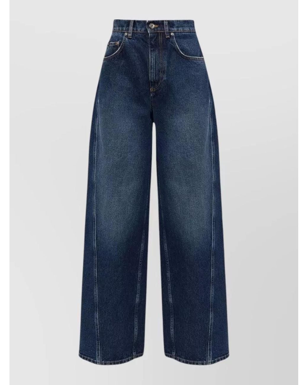 Dolce & Gabbana Blue Denim Straight-Leg Jeans