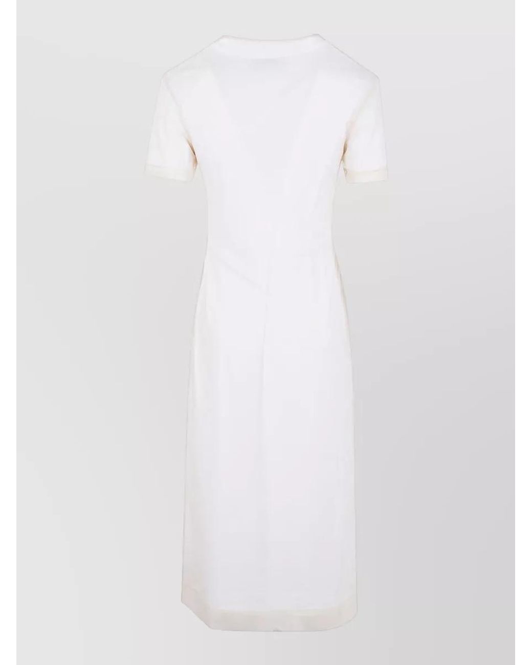 Simone Rocha White Embroidered Layered Midi Dress