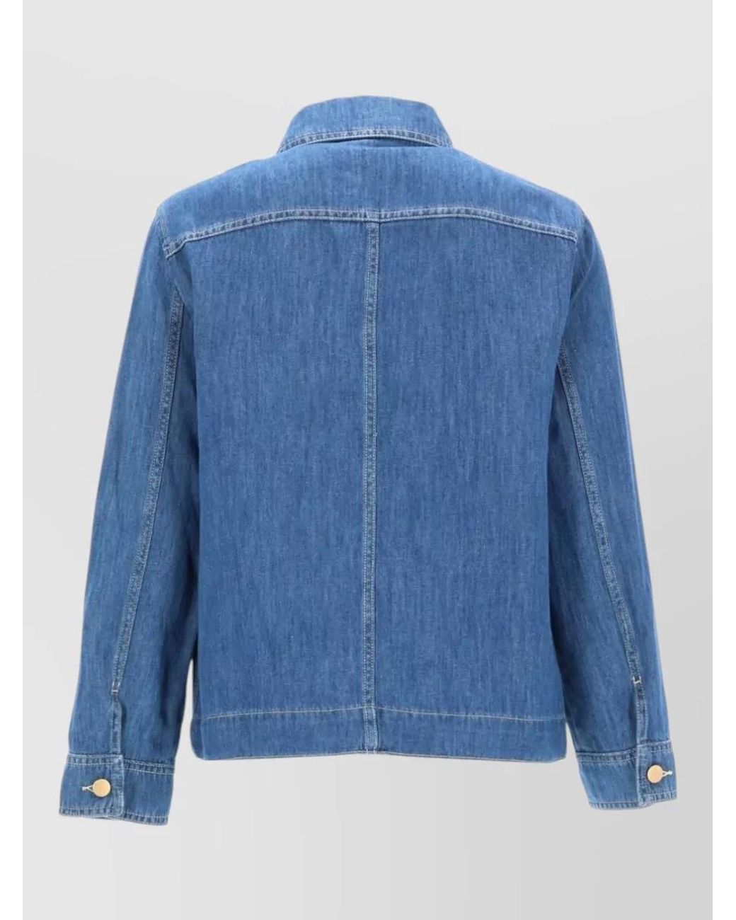 Max Mara Blue Chambray Jacket