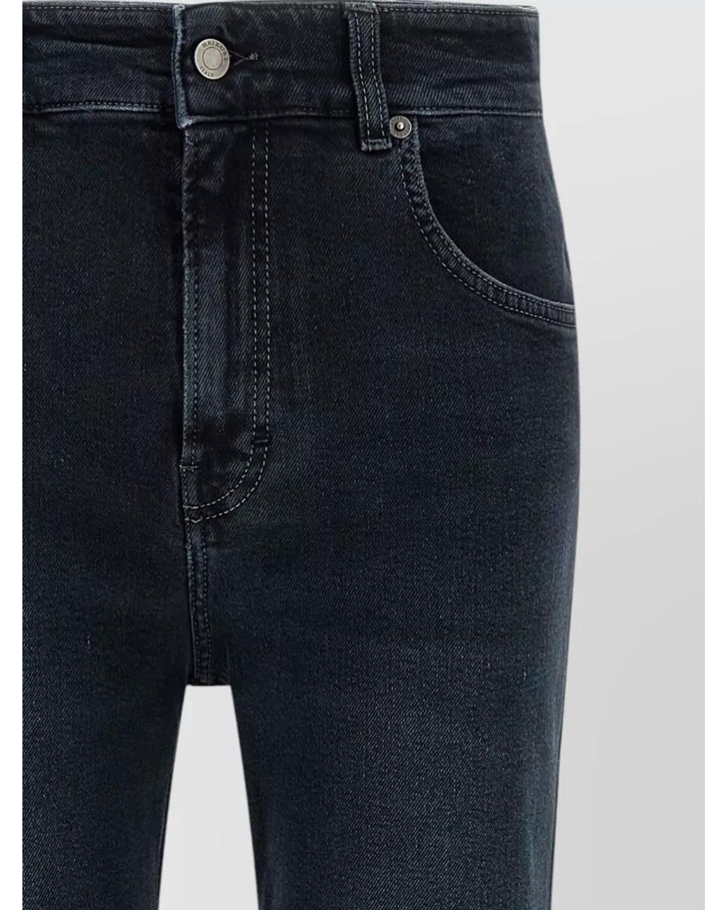Haikure Blue Denim Straight-Leg Jeans