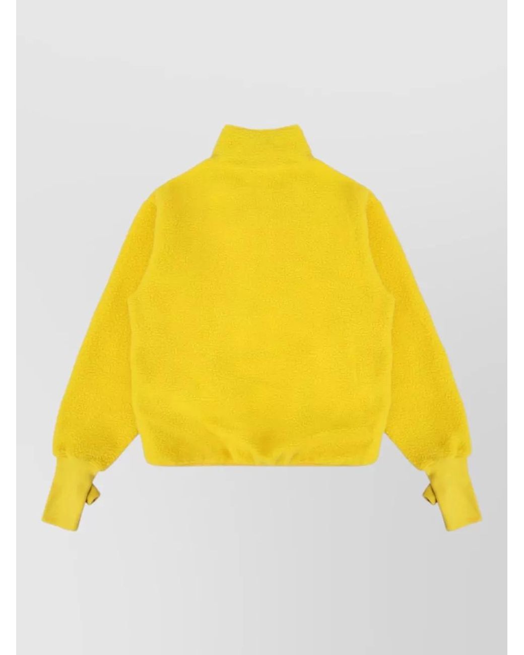 Entire studios Yellow Fleece Half Zip Sweatshirt for men