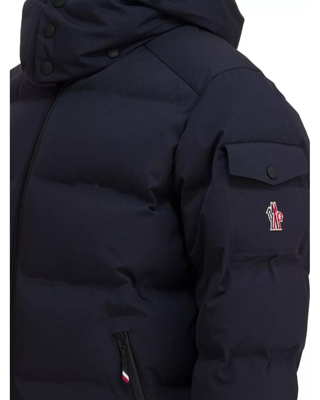 Moncler Blue Montgetech Down Puffer Jacket for men