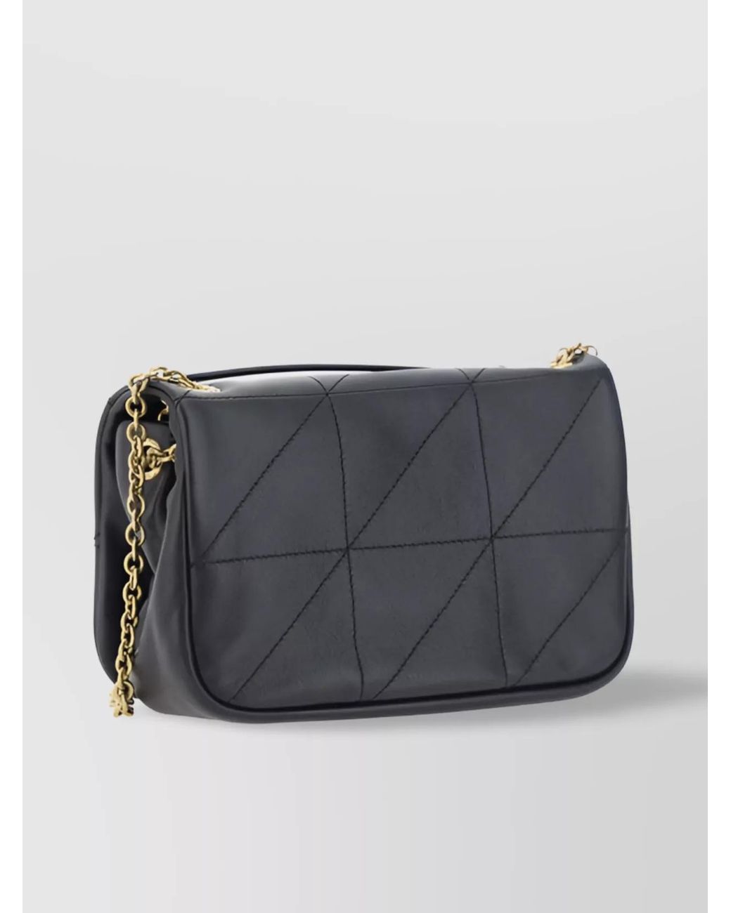 Saint Laurent Blue Jamie Mini Lamb Leather Shoulder Bag