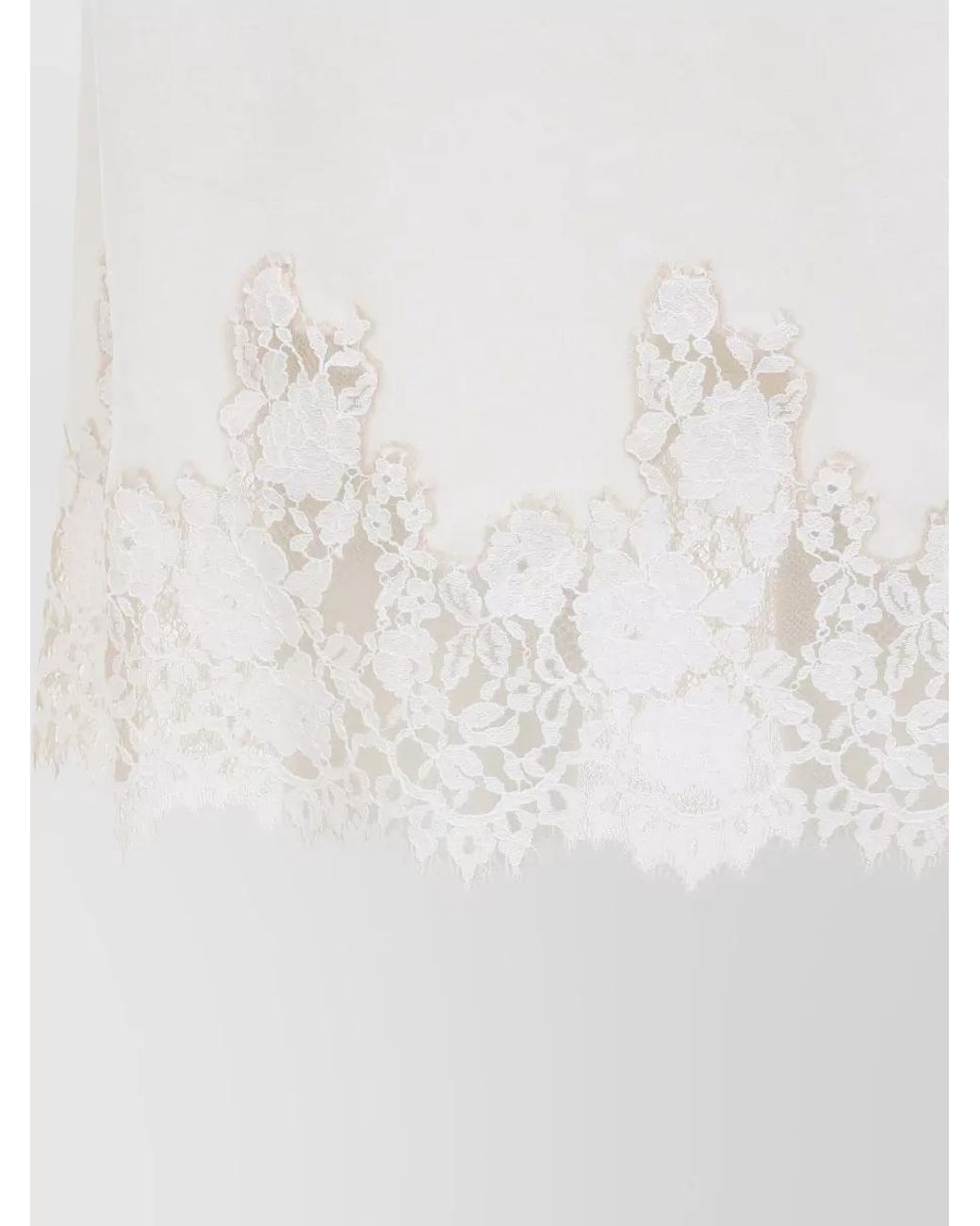 Alberta Ferretti White Midi Pencil Skirt